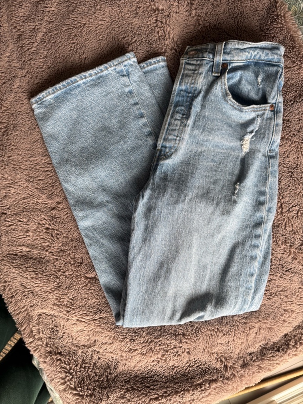 Levi's Light Blue Straight Leg Jeans